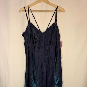 Shimmery‎ Blue Maxi Dress